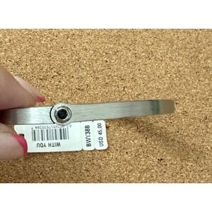 Brosway With You Silver Bangle Bracelet Crystal BWY38B NWT